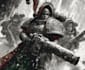 draw a grimdark warhammer 40k style character portrait