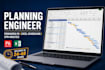 create a professional construction schedule in primavera p6