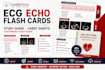 create custom ecg echo flash cards cheat sheets study guides