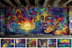 design graffiti designs, murals and wall arts