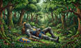 create a dark fantasy art