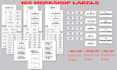 design a complete garage and workshop organization label bundle