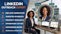 do linkedin outreach, b2b lead generation, and appointment setting