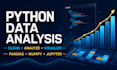 clean, analyze, and visualize your data using python
