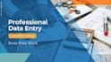 do ms word , excel , urdu english typing and data entry fast