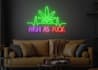 make a professional neon light logo effect