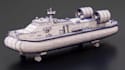 design hovercraft 3d model, air cushion vehicle design, amphibious hovercraft