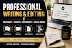 professionally rewrite and improve your message and content