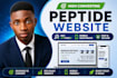 create a high converting peptide website with SEO and mobile responsive design