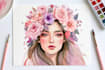 create hand painted watercolor illustrations