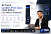 develop ai integrated web application or saas