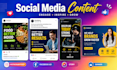 design social media posts and youtube thumbnails