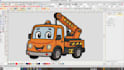 do embroidery digitizing in dst,pes,pxf only in 1 hour
