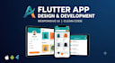 do design modern app UI UX and develop custom flutter app