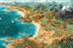 illustrate a creative vector map