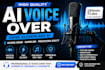 create high quality ai voice over using elevenlabs