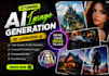 create stunning ai images and youtube thumbnail