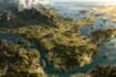 draw a fantasy map illustration isometric map