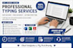 do data entry, copy typing, pdf to word and exel
