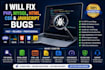 fix PHP, mysql, HTML, CSS and javascript bugs