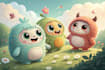 design cute cartoon characters