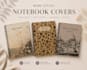 design aesthetic notebook, journal, planner, and diary covers in canva