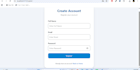 build a responsive react js website with tailwind CSS