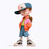 design cartoon characters for nft collections with metadata