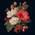 draw fineline botanical delicate flowers