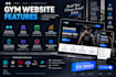 develop a modern gym and fitness website
