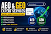 deliver future ready aeo GEO services for your website