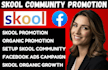 do skool community setup, online community skool promotion, facebook ads