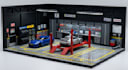 make 3d miniature automotive garage models