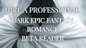 beta read your manuscript with honest chapter by chapter analysis