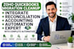 zoho quickbooks migration cleanup reconciliation accounting automation expert