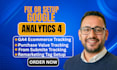 setup and manage google ads PPC campaigns with ga4 ecommerce tracking