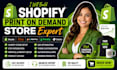 build shopify print on demand store with printful and printify