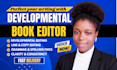 proofread, developmental edit your litrpg fantasy novel with editorial insights