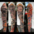 create a tattoo design for sleeve
