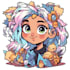 design a cartoon character art
