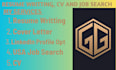 write a professional resume and CV