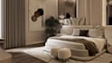 create  realistic 3d luxury bedroom interior design and rendering