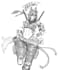 design a custom detailed tattoo in blackwork style