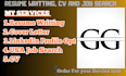 create a resume, cv,  linkedin profile
