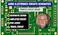 design audio electronics circuits schematics, and printed circuit boards