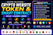 develop erc20 token, crypto website, smart contract, meme coin, prasale website