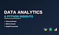 do data analytics, data cleaning, and custom visualization in python