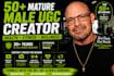 create 50 plus male ugc for health and wellness brands