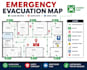 create emergency evacuation maps with fire exits and assembly point