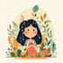 create a digital vector flat character or illustrations